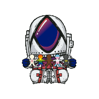 Evolucional astronaut astronauta liberdade evolucional Sticker