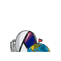 Evolucional astronaut astronauta uniao evolucional Sticker