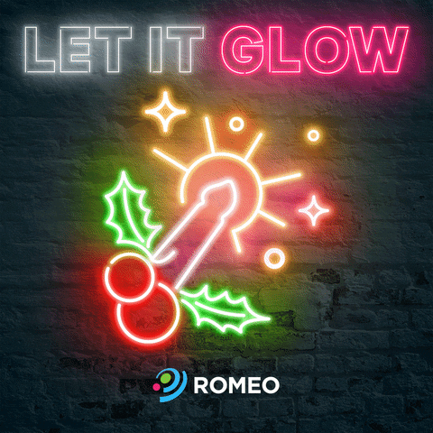 Glow X-Mas GIF by ROMEO