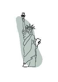 Statue Of Liberty Fun Sticker