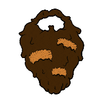 Hair Face Sticker by Rif