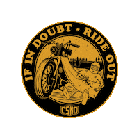 Camp Camping Sticker by Concrete Surfers Motorcycle Dudes - CSMD