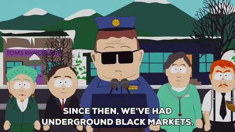 black market police GIF by South Park 