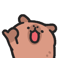 Capybara Ok Sticker by sansanplanet