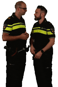 politie really sigh agent politie Sticker