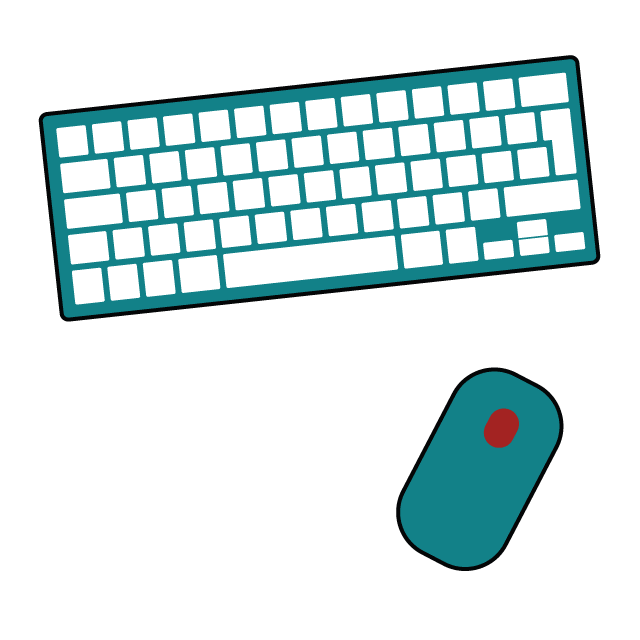 eCampus coffee college laptop keyboard Sticker
