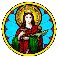 Santa Luzia Sticker by paroquiasaojose