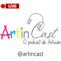 artinfeltros podcast handmade spoiler decoracao Sticker