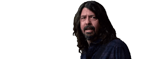 Dave Grohl Whatever Sticker by Foo Fighters