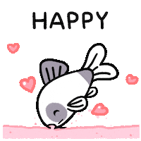 Happy Heart Sticker by pikaole