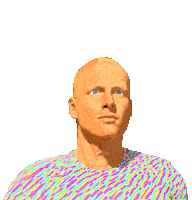 Over It Whatever Sticker by badblueprints