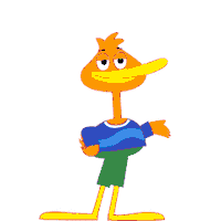 move over hello Sticker by P. King Duckling