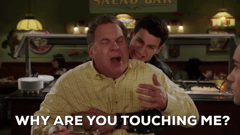 Why Are You Touching Me The Goldbergs GIF by ABC Network