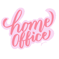 Home Office Work Sticker by Jenn Arregocés