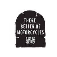 Motorcycles Tombstone Sticker by Gasoline And Us