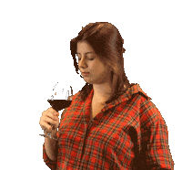 Wine Drinking Sticker by KAJ