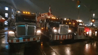 Fireworks, Horns Mark Sixth Day of Ottawa Truck Protests