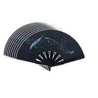 backstore fan back abyss handfan Sticker