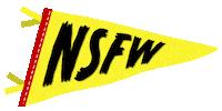 Warning Not Safe For Work Sticker