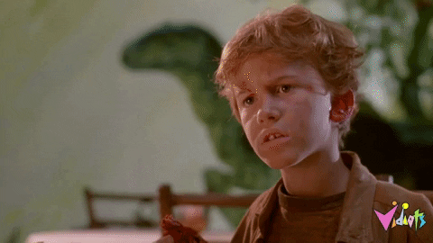Scared Jurassic Park GIF by Vidiots