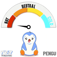 Sweating Hot Summer GIF by Pudgy Penguins