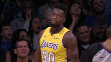 Los Angeles Lakers Point GIF by NBA