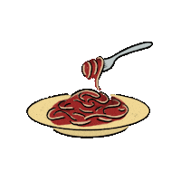 Pasta Spaghetti Sticker