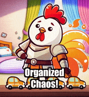 Organization Organized Chaos GIF by Zorooster