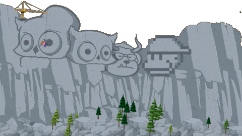 Sculpting Mt Rushmore GIF by BigBrains