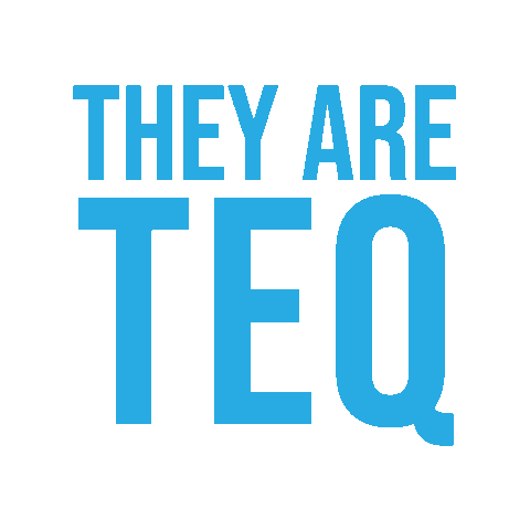 teqis blue they them teq Sticker
