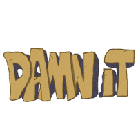 Sticker Damn It Sticker by Afternoon films