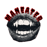 Halloween Maneater Sticker by John Oates