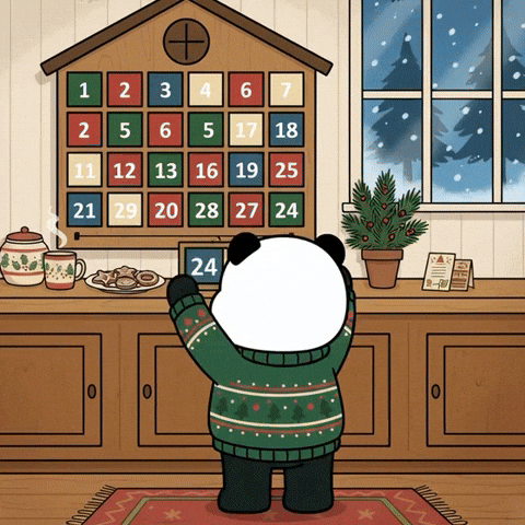 Merry Christmas Happy Holidays GIF by Kanpai Pandas