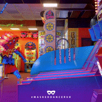 Dance Arcade GIF by The Masked Singer UK & The Masked Dancer UK