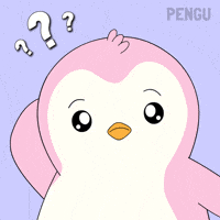 Question Mark What GIF by Pudgy Penguins