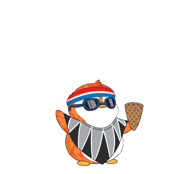 Ice Cream Summer Sticker by Pudgy Penguins