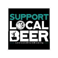 Lcbeer Sticker by Lewis and Clark Tap Room