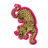 physalisestudio onca physalis physalisestudio jaquart Sticker