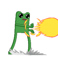 Ready To Fight Take That Sticker by fwogs