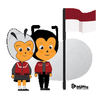 Mascot Respect Sticker by UNIVERSITAS DINAMIKA