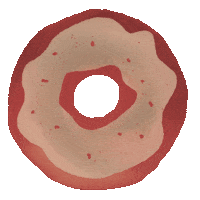 Red Velvet Donut Sticker