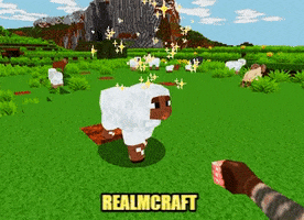 Gamer Sheep GIF by Tellurion Mobile #Gamedev || Realmcraft Game