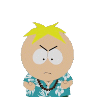 Butters Stotch Tantrum Sticker by South Park