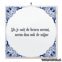 Nl Gezelligheid Sticker by Tegelspreuken.nl