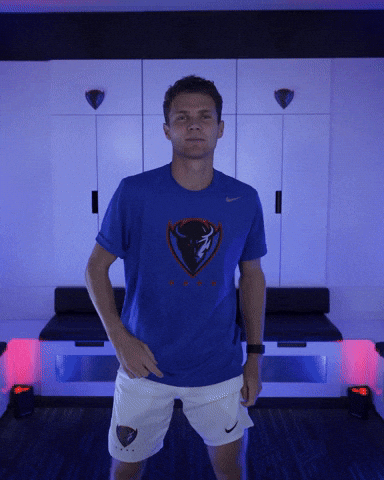 Mens Tennis GIF by DePaul Blue Demons