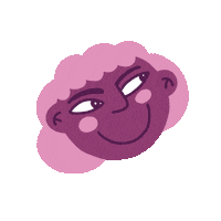 Pink Smile Sticker by vulpovulpo