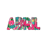 Abril Sticker