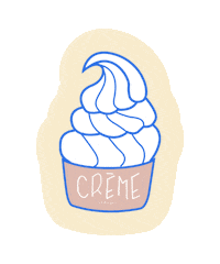 Cookie Sticker by CREME LONDON