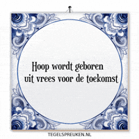 Hoop Nl GIF by Tegelspreuken.nl