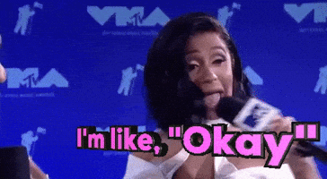 Cardi B Ok GIF by MOODMAN